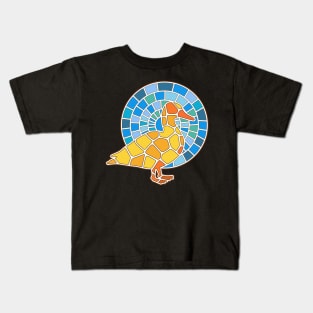 Mosaic Duck Kids T-Shirt